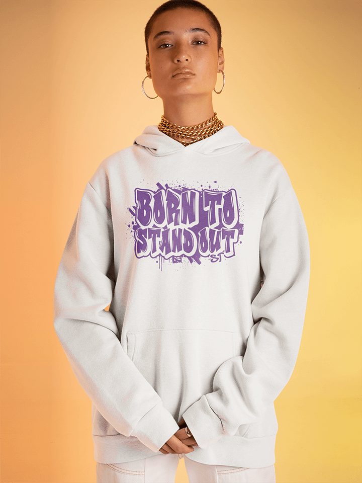 Born to Stand Out - Sweat à capuche surdimensionné lourd de qualité supérieure 380 GSM