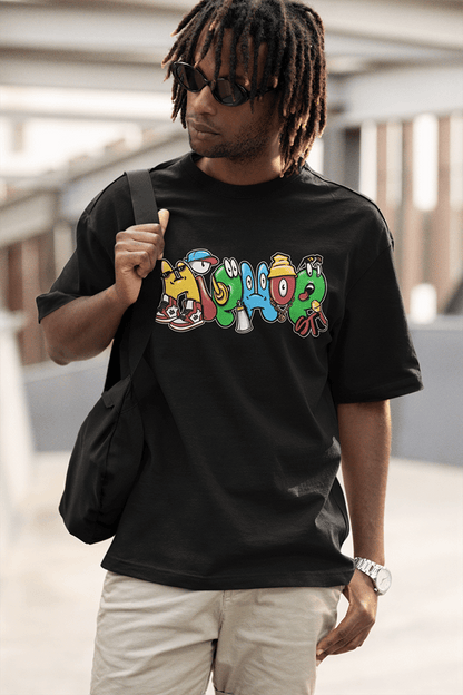 HipHop - Teez surdimensionné lourd premium 240 GSM