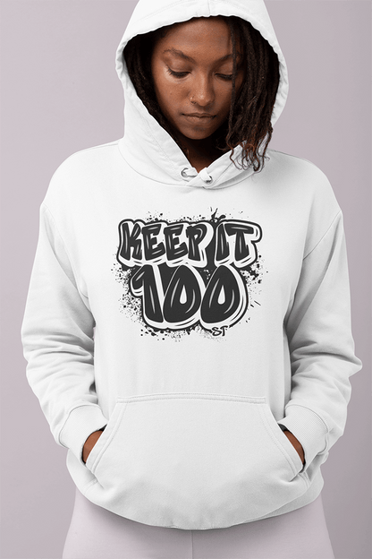 Keep it 100 - Premium Organic Hoodie 280 GSM