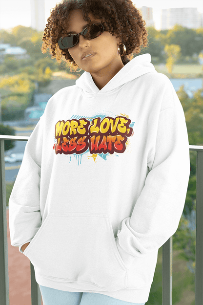 More Love, Less Hate - Premium Hoodie 280 GSM