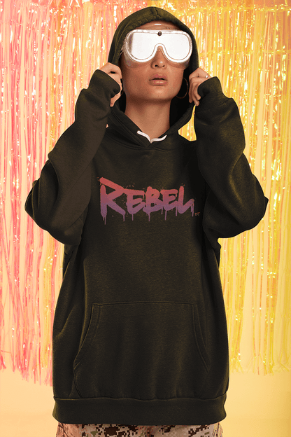 Rebel - Sweat à capuche épais premium 380 GSM