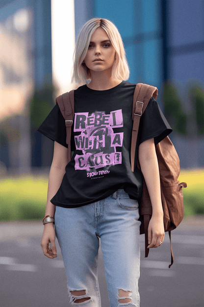 Rebel With A Cause - Premium Heavy Oversized Teez 240 GSM