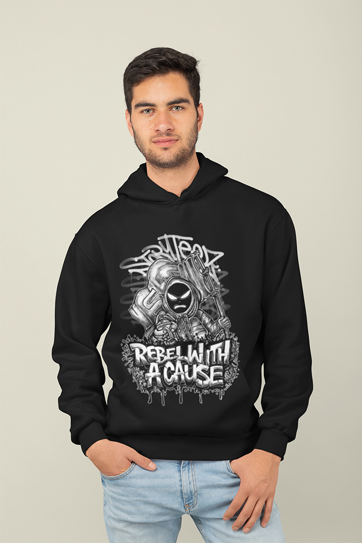 Rebel With A Cause - Premium Heavy Oversized Hoodie 380 GSM