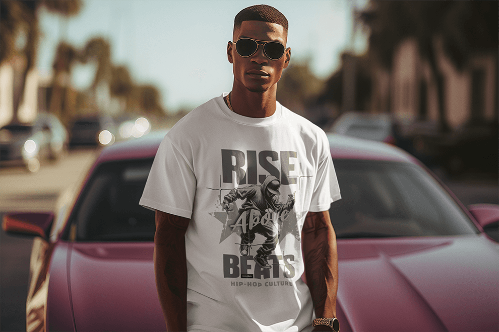 Rise Above Beats - Premium Heavy Oversized Teez 240 GSM