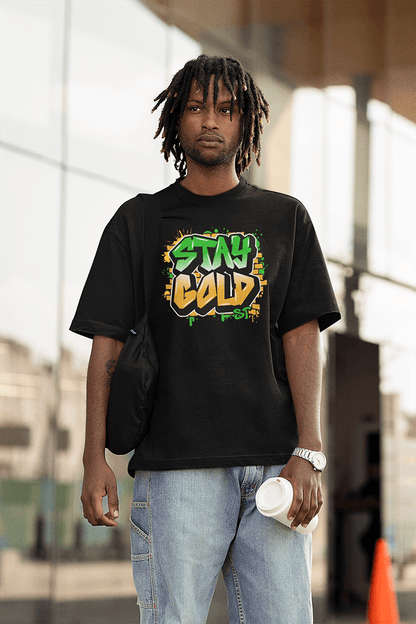 Stay Gold - Teez surdimensionné biologique 200 GSM