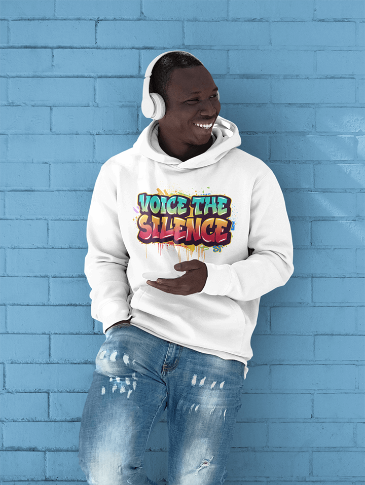 Voice the Silence - Sweat à capuche biologique haut de gamme 280 GSM